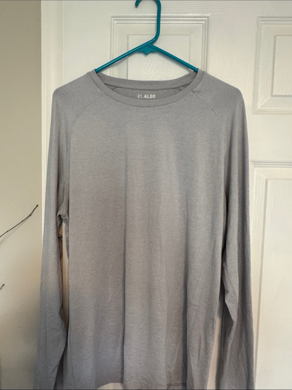 Men's Lightweight Long-Sleeve Crewneck Shirt - Gray